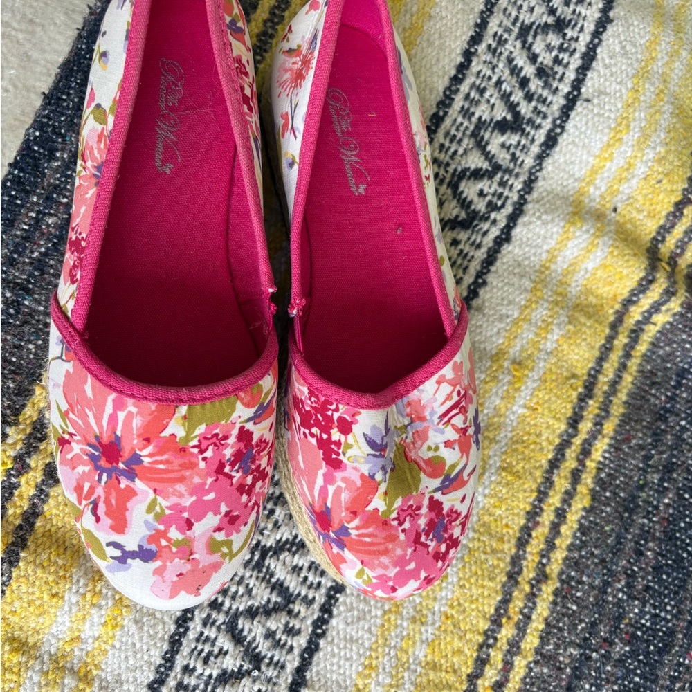 NWOT Pioneer Woman Printed Platform Espadrilles - Picture 4 of 6
